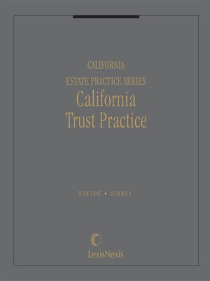 cover image of California Trust Practice